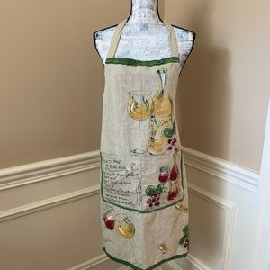 Hand Painted Kitchen Apron